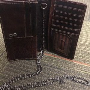 Jack George’s women’s leather Crossbody with Chain
